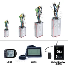 36v-48 250 Вт/350 Вт/500 Вт/750 Вт/1000 Вт/1500 Вт Электрический велосипед конверсионный комплект контроллер с LCD5 LCD3 и цветной дисплей LCD8s