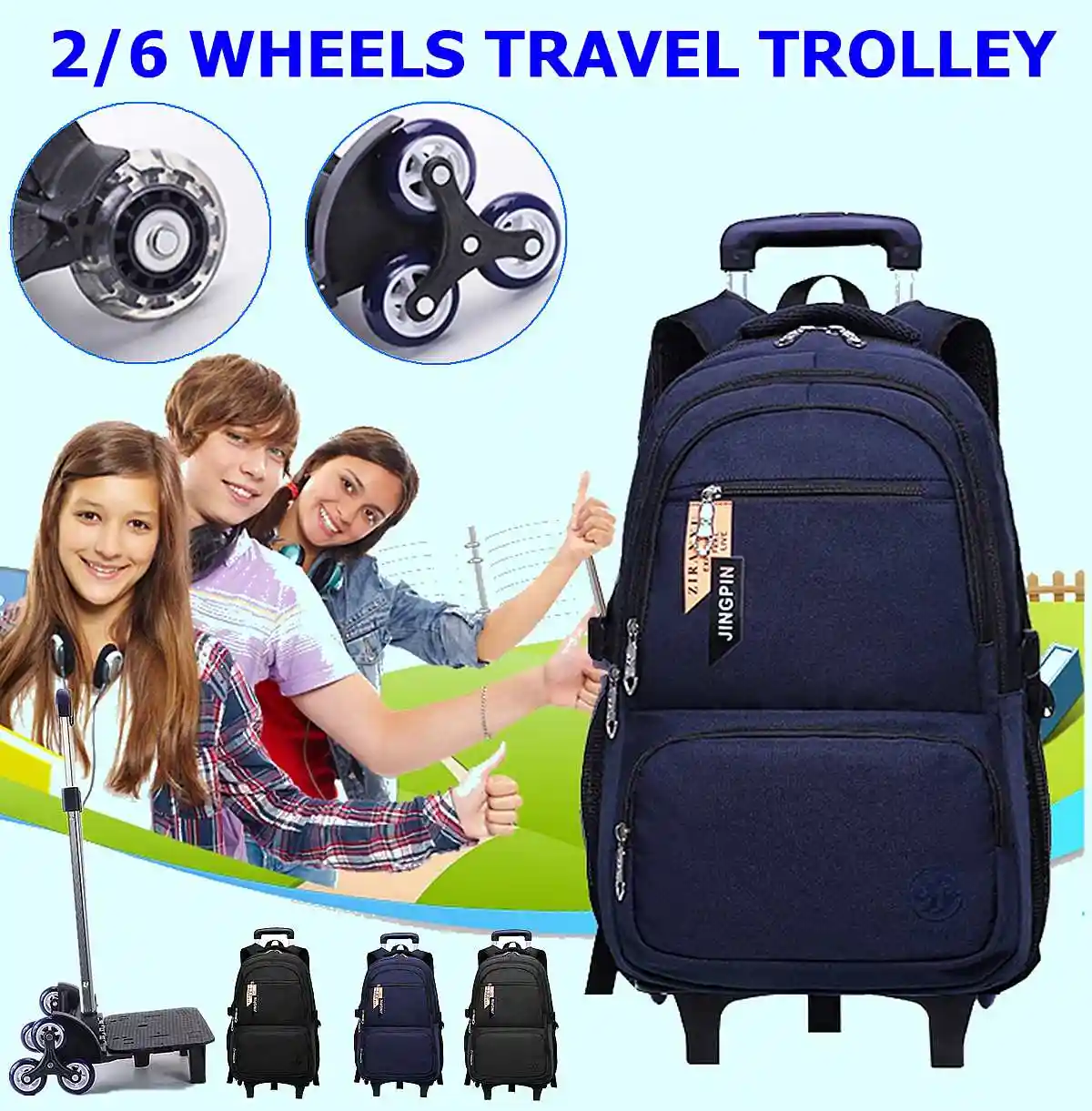 children's duffle bags with wheels