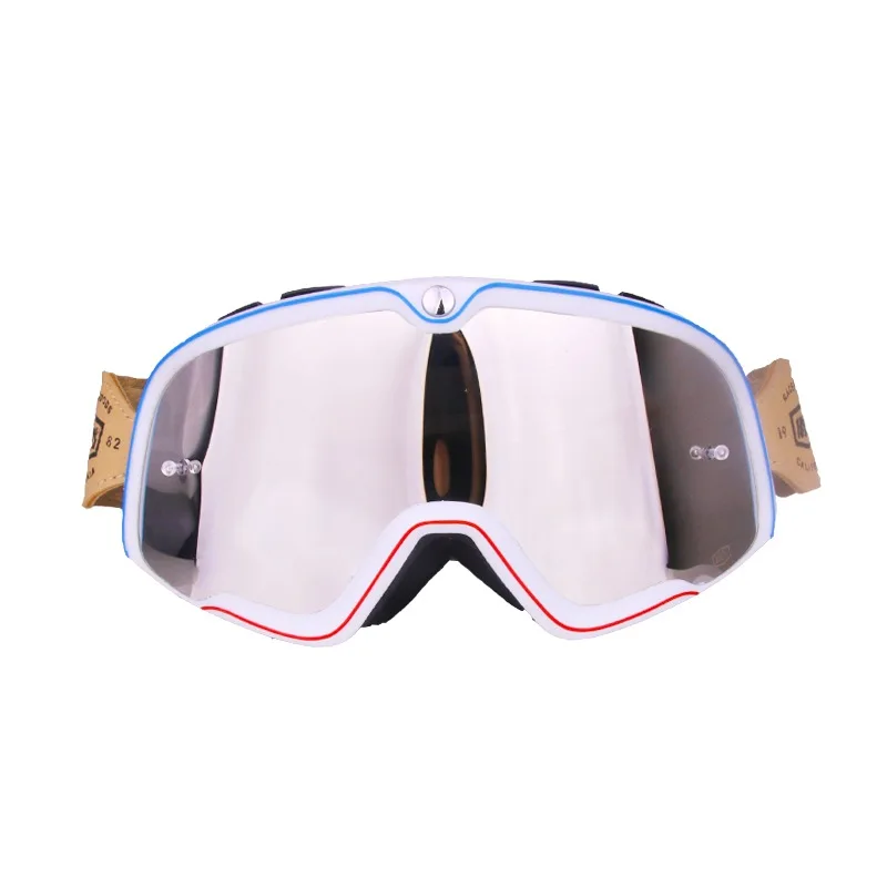 The new motorcycle retro retro goggles off-road helmet visor - Цвет: 8