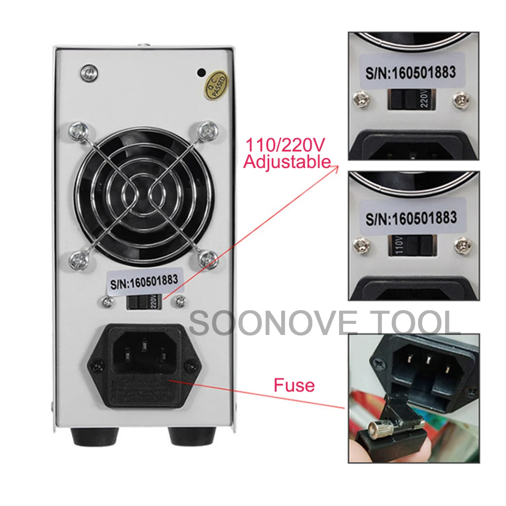 LW-K1003D 100V3A мини Регулируемый цифровой источник питания постоянного тока 110 V-220 V для лабораторных тестов ремонт телефона импульсный источник питания