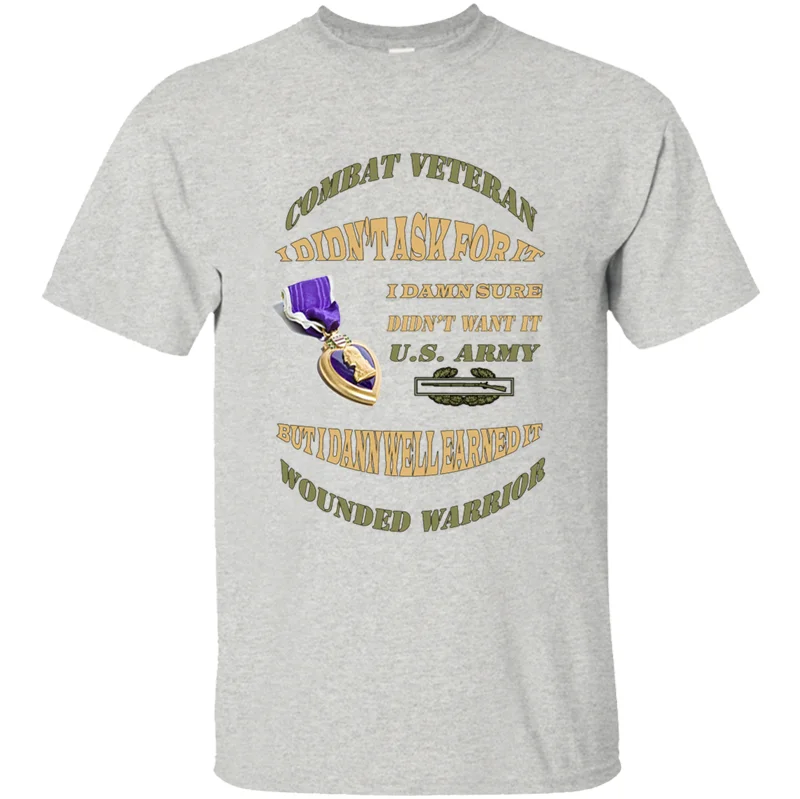Men-Gray Новое юморное фиолетовое сердце army4.png Футболка мужская уличная одежда мужская футболка фитнес юмористический хип-хоп - Цвет: Men-Gray