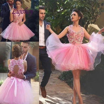 

Lovely Short Cocktail Dress Party Plus Size Little Ladies Girl Women Homecoming Prom Graduation Semi Formal Dress