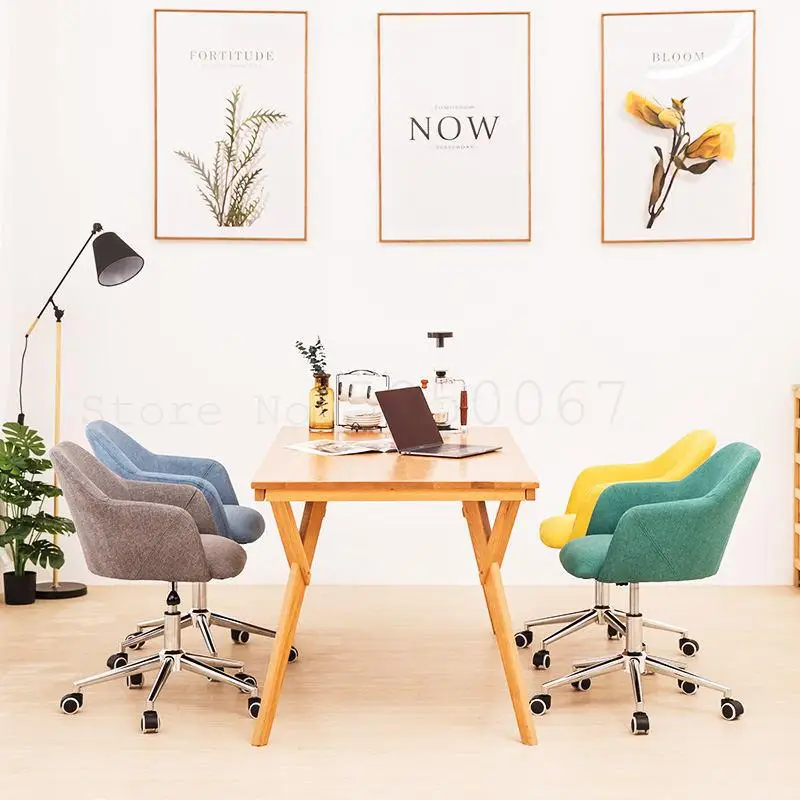 Computer Chair Home Simple Desk Chair Can Lift Nordic Cloth Art Office ...