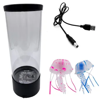 

Medium jellyfish lamp LED color changing home decoration night light Jellyfish Aquarium Style Led Lamp