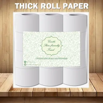 

Paper Towel Rolls 2/4/6/12 Bulk Bathroom Premium Embossed 4 Ply White Tissue wholesale