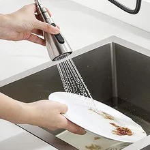 Handheld Kitchen Spring Pull Out Faucet Sprayer Pull Down Kitchen Spout Head High Pressure Sink Home Shower Basin Tap Accessorie