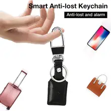 Роскошный кожаный смарт-трекер, портативный, для пожилых людей, анти-потеря, локатор, сигнализация, ключ, телефон, искатель звука, напоминание, беспроводной светодиодный брелок