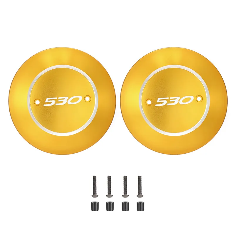2pcs Gold Для TMAX530 TMAX 530- 2 шт мотоцикла с ЧПУ крышка статора двигателя защита двигателя протектор для YAMAHA TMAX 530 T MAX 530 - Цвет: 2pcs Gold