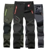 Summer Hiking Pants Men Stretch Softshell Fleece Fishing Pants Outdoors Sports Tactical Waterproof Mountain Trekking Pants Mens 1