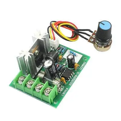 

DC 5-16V 200W B10K Potentiometer Rotary Adjustable PWM Motor Speed Controller