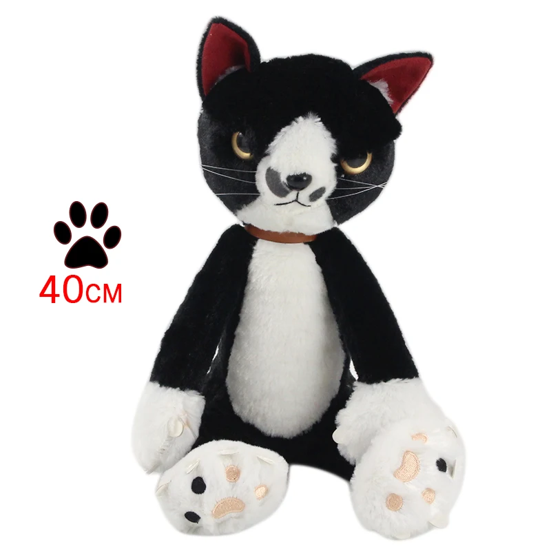 40cm Stuffed Cats Plush Toys Japan Scratch Kitten Peluche Sharp Paw Neko Soft Toy Children Kids Novel Gifts - Color: B-40cm-opp bag