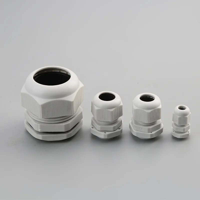 Warerproof Plastic Nylon Cable Gland IP68 M12*1.5 M14 M16 M18 M20 M22 CE Cable Wires Connector Glen Retaining Head