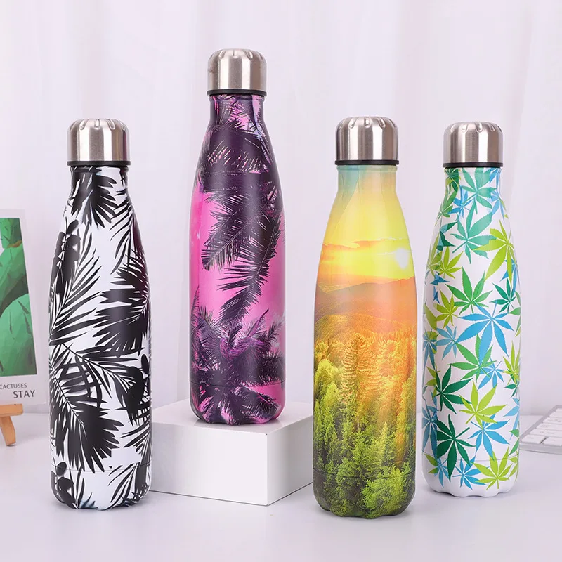 

500ML Keep Cooler Cola Stainless Steel Vacuum Flask Tea Coffee Travel Travel Sports Beverage Bottle Vacuum Flask Free of BPA