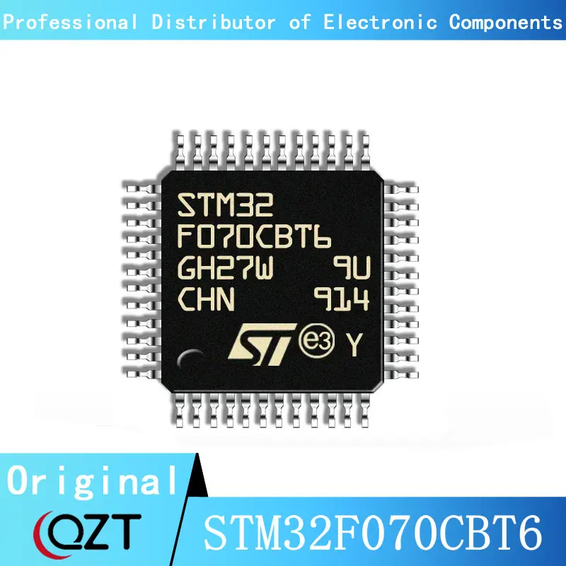 10pcs/lot STM32F070 STM32F070CB STM32F070CBT6 LQFP48 Microcontroller chip New spot 5pcs stm32f070cbt6 stm32f070cb lqfp48 microcontroller chip 100% new original stock free shipping