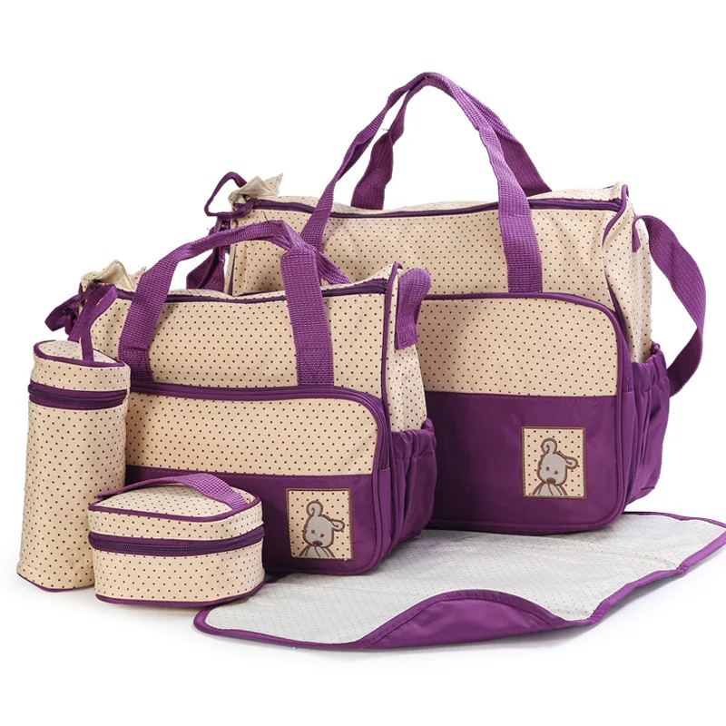 Сумка для мамы, набор из пяти предметов, вместительная сумка для мамы, многофункциональный комплект из пяти предметов