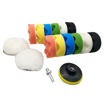 

15pcs/Set Polishing Pads Round Sponge/Wooden Polishing Wax Pad for Car Polisher