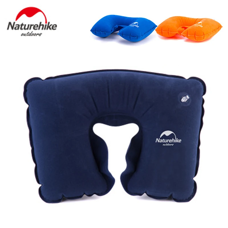 

Naturehike Inflatable Pillow Ultralight Outdoors U Type Pillows Travel Portable Comfortable Rest Pillow By Car Plane Train PVC