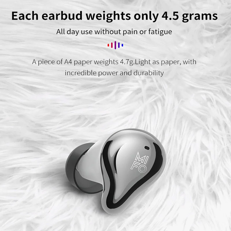 Mifo TWS 5,0 настоящие беспроводные наушники Bluetooth наушники с сенсорным управлением спортивные наушники стерео бас беспроводная зарядка O4