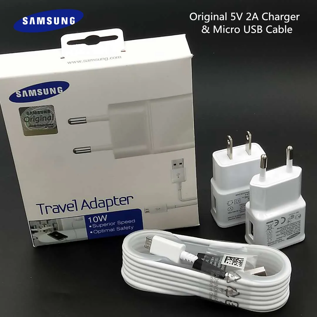 samsung Galaxy Зарядное устройство ЕС переходник для розетки 5V 2A и 100 см/150 см Micro Usb кабель для j1 j7 j5 j4 j3 A7 S3 S4 S6 S7 край