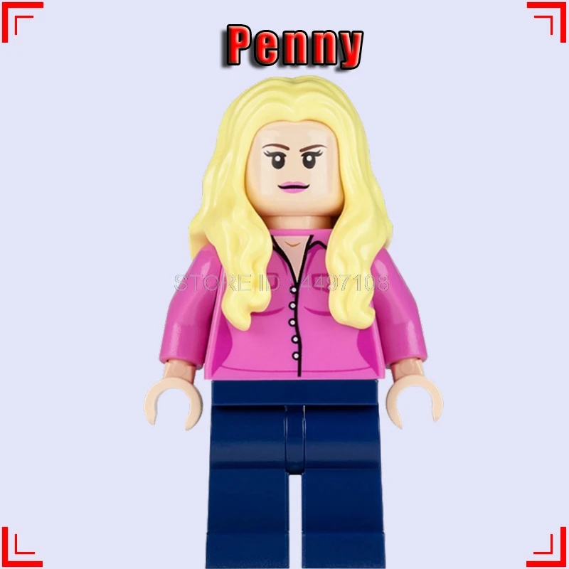 House Of paper Сезон 3 фильм фигурки Tokio комедии TBBT Amy строительные блоки Говард игрушки OW Джон Вик Доктор Кто Стрэндж Marvel - Цвет: Penny
