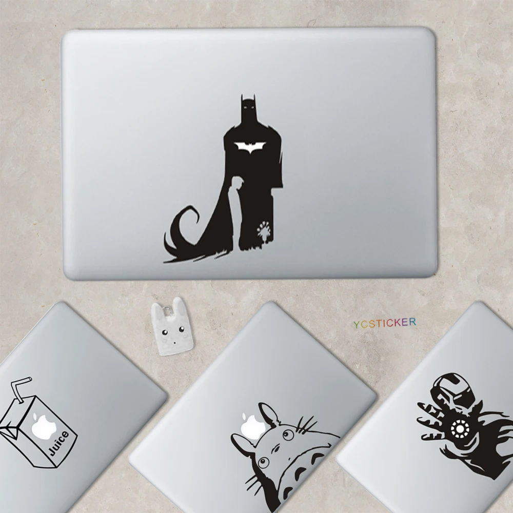 Ycsticker Design B Laptop Divertente Trasferimento Vinile Oracal Black Cartoon Decalcomanie Sticker Skin Per Macbook Air 13