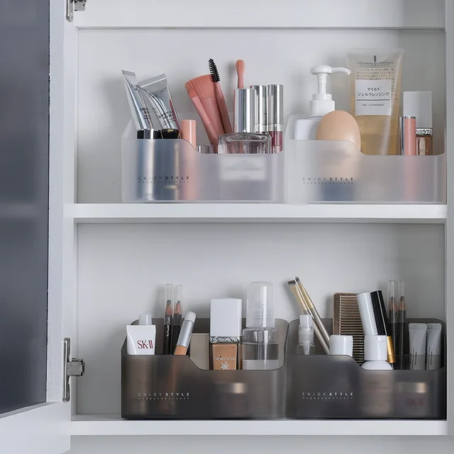 Tároló Dobozok Tartály Új Fiók Elválasztó Mini Doboz Kozmetikai Rúzs Asztali Szervező Állvány - Image 4