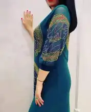 

Dress 2022 Luxury Elegant Sparkly African Muslim Dress Party Evening Dress Plus Size Dubai Abaya Kaftan Sexy Rob