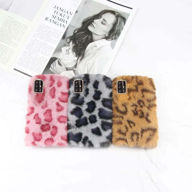 

For Samsung A51 Case Cute Fluffy Plush Warm Soft Silicon Back Cover For Samsung Galaxy A51 SM-A515F A515F A515 Luxury Phone Case