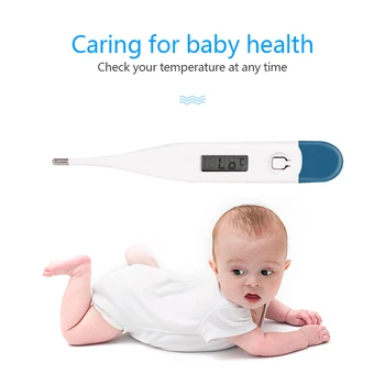 

Hot Sell Waterproof LCD Digital Thermometer For Baby Kids & Adult Health Thermometers Temperature Measurement