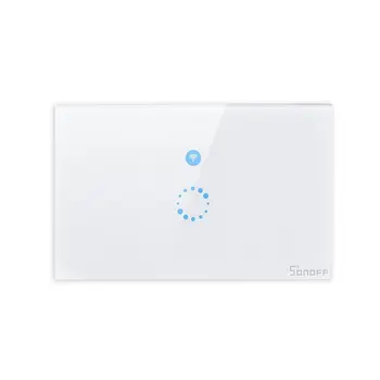 

Sonoff T1 Smart WiFi RF / APP / Touch Control Wall Light Switch 1 /2 /3 Gang 86 Type UK Panel Wall Touch Light Switch Smart Home