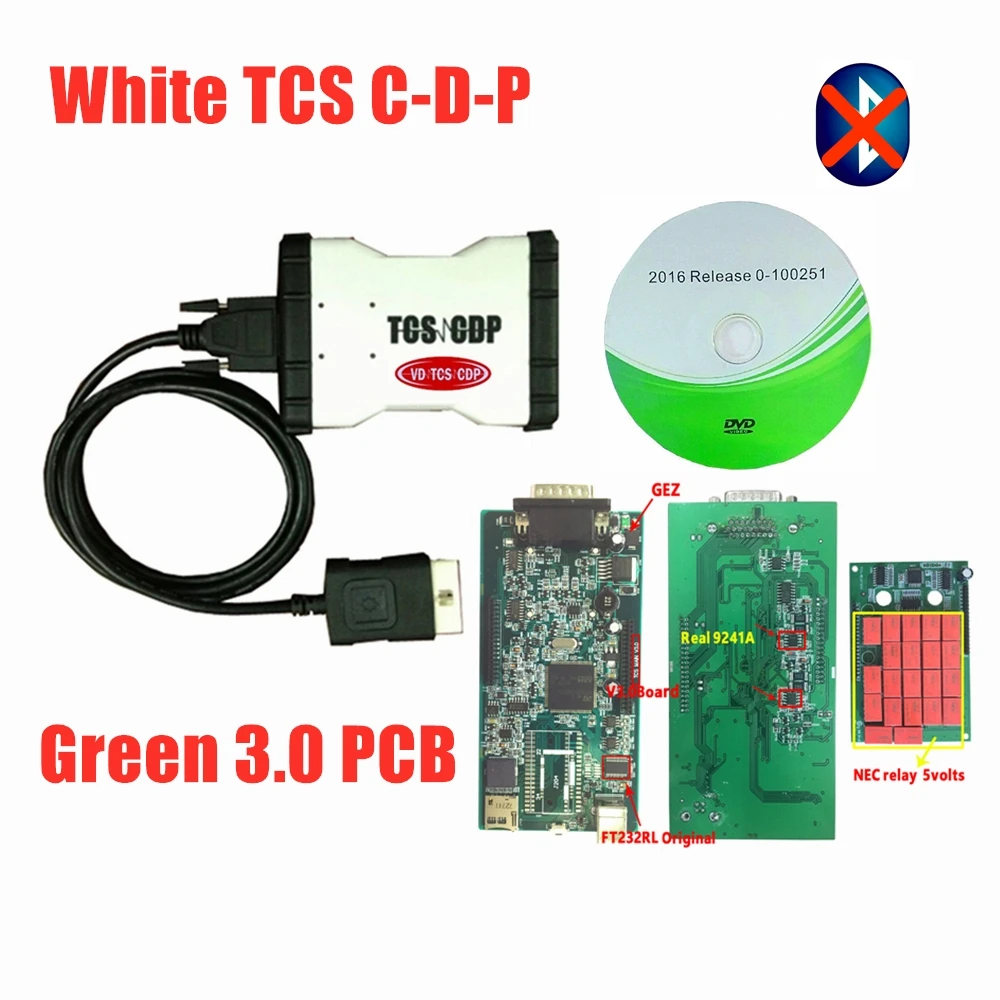 VD DS150E C-D-P VCI,0 keygen с bluetooth сканером для delphis TCS C-D-P pro для autocoms obd Автомобильный грузовик сканирующий инструмент - Цвет: without bluetooth