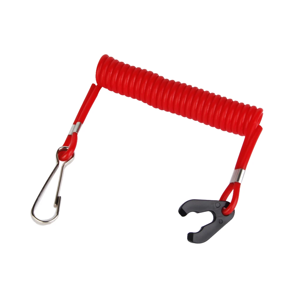 Universal Safety Boat Dinghy Motor Outboard Kill Switch Key Lanyard Ignition