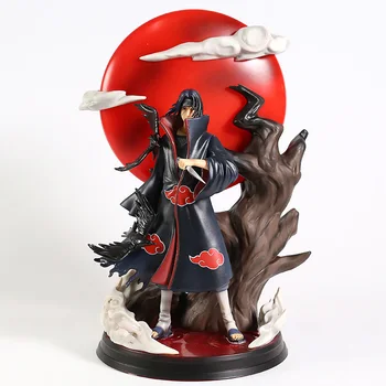 

Anime Naruto Shippuden Uchiha Itachi Tsukuyomi Akatsuki Christmas Gift PVC Action Figure Model Collectible Statue Toy
