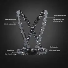 Светоотражающий Жилет Быстросохнущий дышащий Регулируемый жилет безрукавка наружная безопасная спортивная одежда