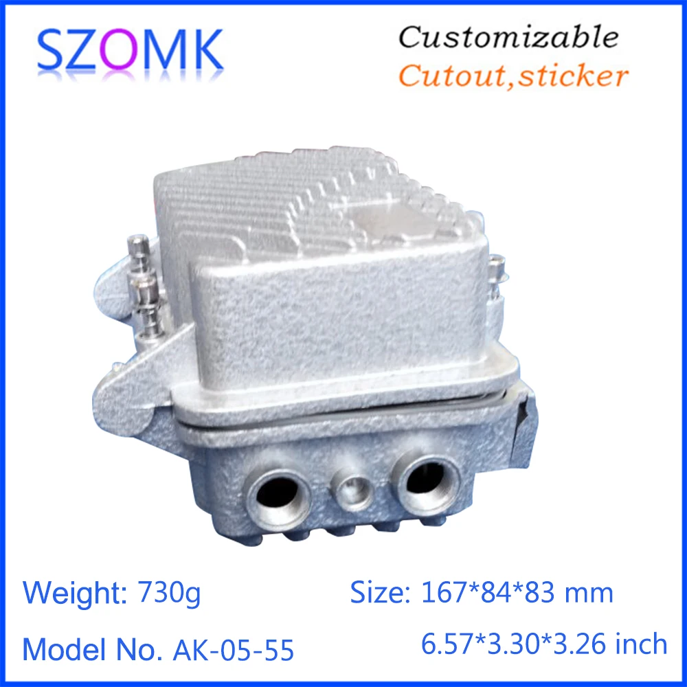 outdoor IP67 waterproof aluminum amplifier die cast enclosure for signal monitoring equipment (1)