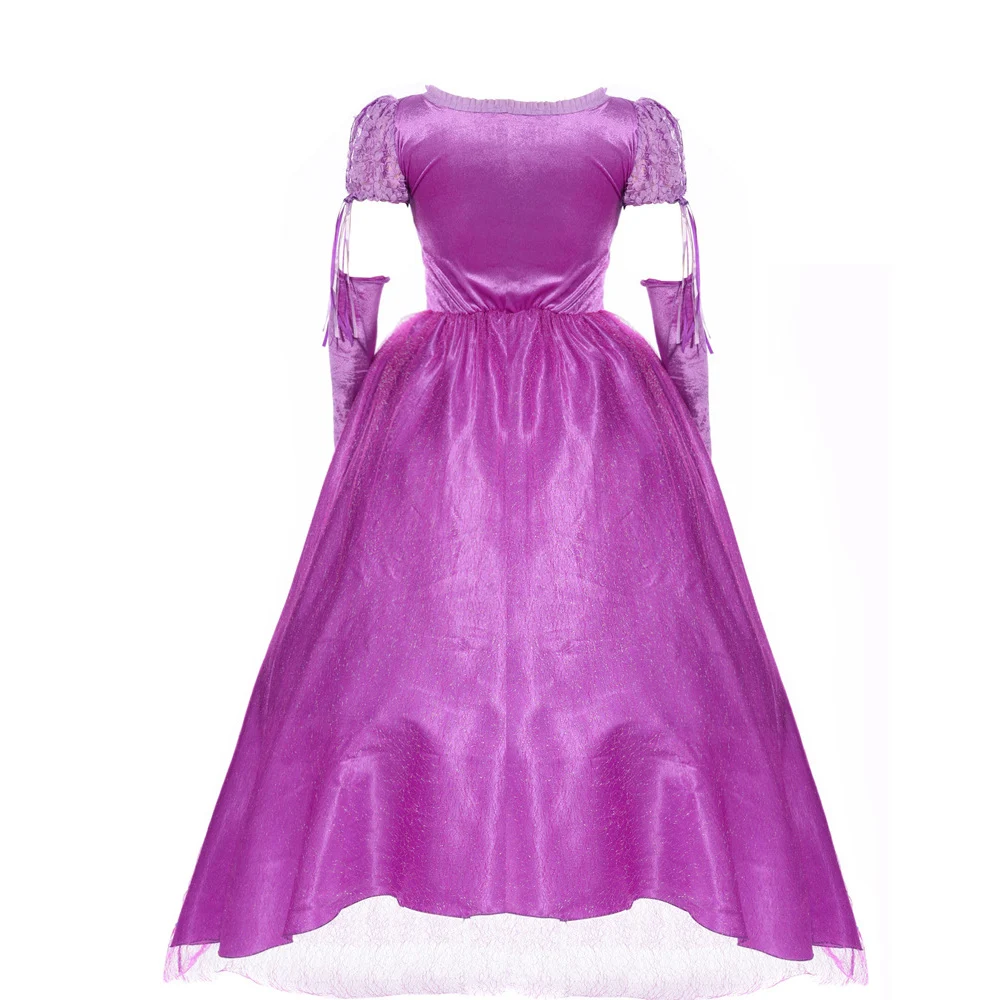 Fantasia Vestidos Kid Rapunzel Dress Halloween Christmas Child Rapunzel Princess Costumes for Children Girl Party Wear