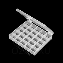  Empty Box 25 Bobbins Sewing Machine Spools With Thread Storage Case Box For Home Sewing Accessories Sewing Tools 5BB5728 