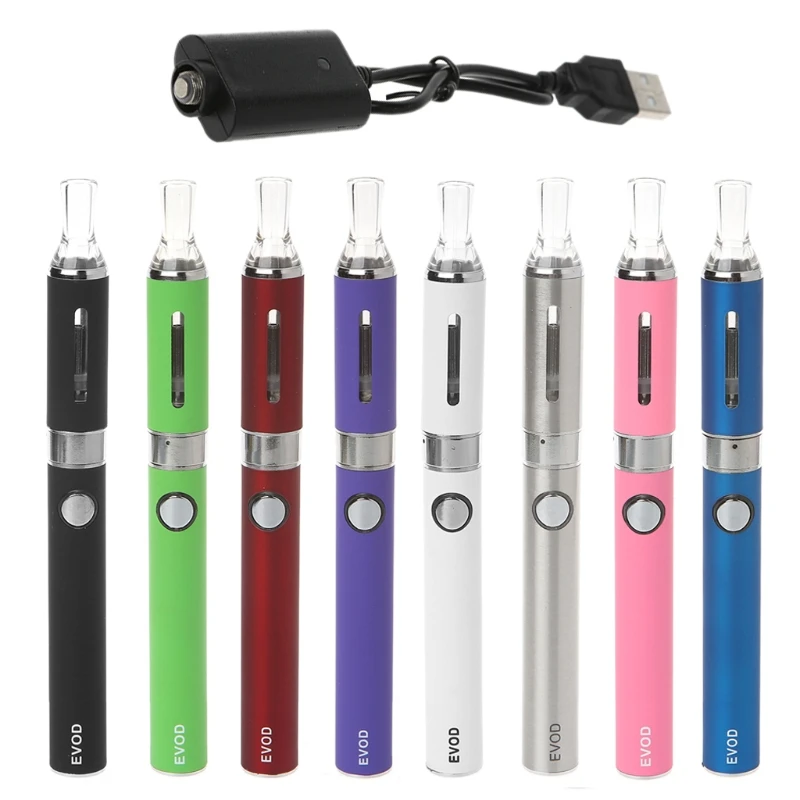 Atomizador de cigarrillos electrónico, batería de vapeo, Kit de cargador, MT3, 650mAh, para EVOD