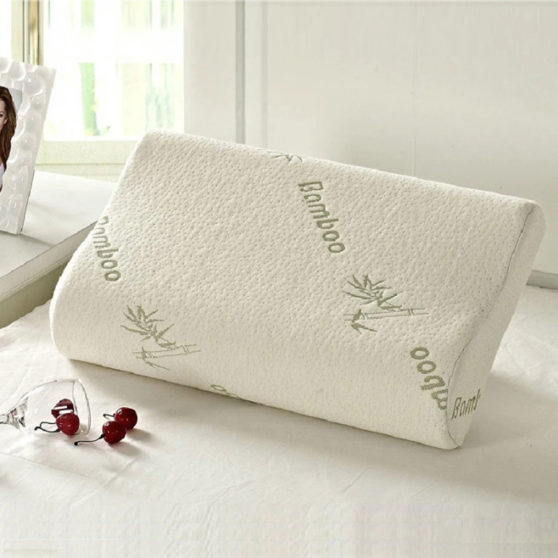Бамбуковые подушки с эффектом памяти 1 шт. подушка для постельного белья сна