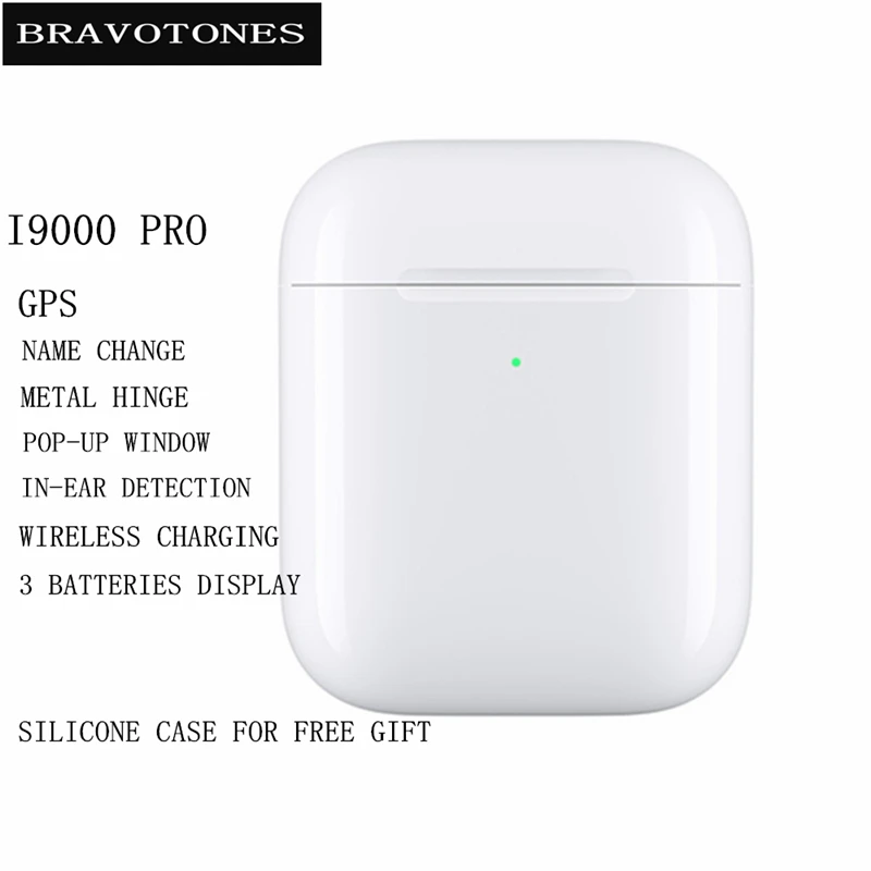 

V 5.0 Wireless Bluetooth Earphones 3D Stereo Wireless Headphones pop up Headset with dual microphones for iPhone Xiaomi Huawei
