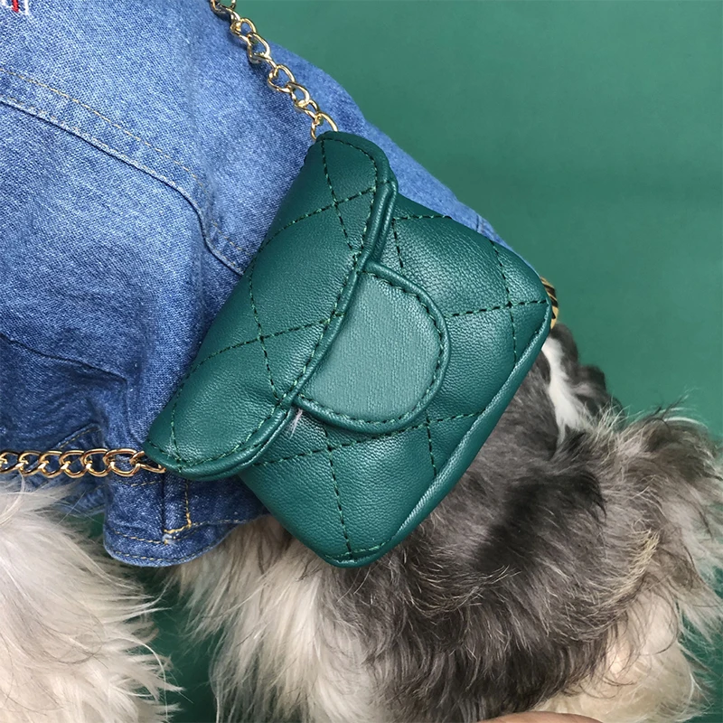 just green bag Милая сумка для домашних животных для маленьких собак аксессуары для щенков PC1322 - Цвет: just green bag