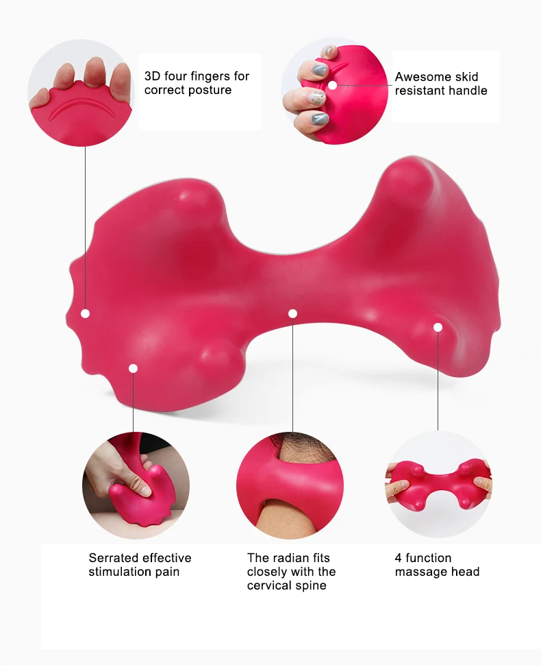 Physiotherapy Massage Neck Pillow Relieve Fatigue Relax Health Care Whole Body Massager Cervical Massage Kneading Shiatsu Tool