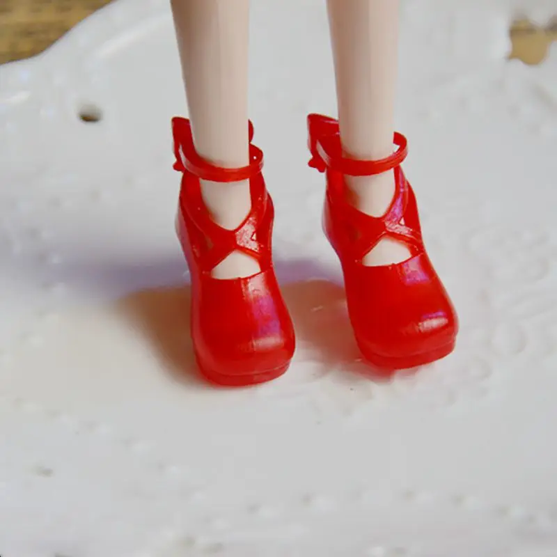 Новые куклы Blyth модные розовые, черные, белая спортивная обувь для Blyth, Azone, Momoko, Baribes кукла 1/6 аксессуары для обуви - Цвет: red