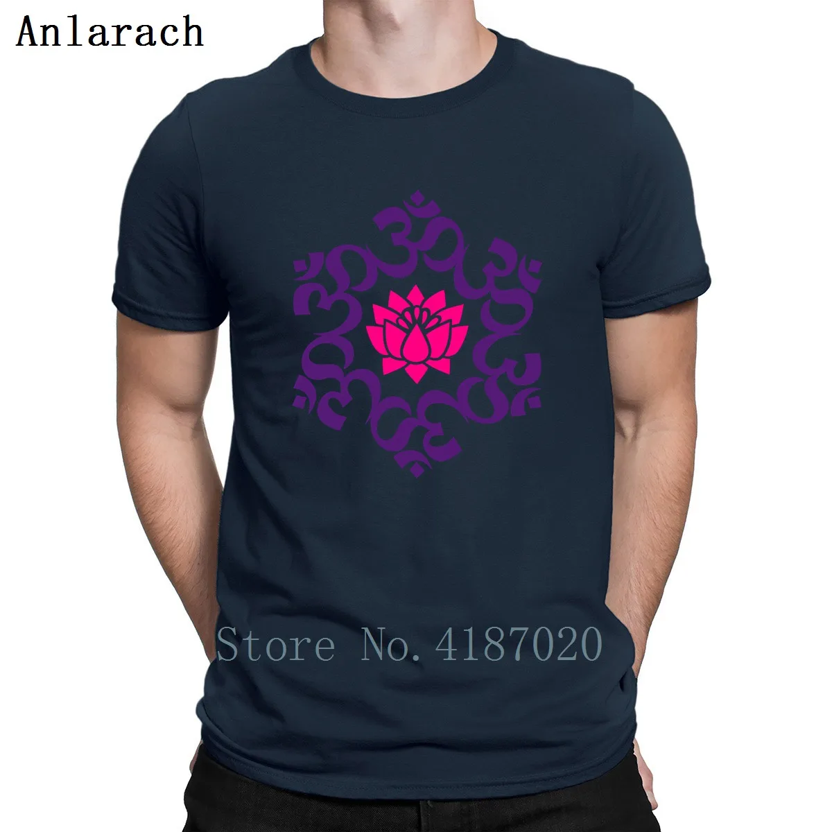 Om Lotus Meditation Yogas Aum Buddhism Tshirt Anti-Wrinkle Personalized Tee Top Natural T Shirt Size S-3xl Homme Sunlight Casual