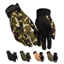 Army Military Tactical Gloves Non Slip Shooting Paintball Gear Motocycel Gloves Camo Outdoor Touch Screen Half Finger Mittens