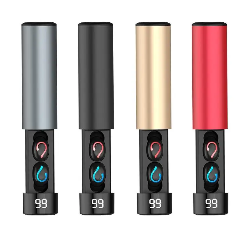 TWS стереонаушники Q67 с поддержкой Bluetooth 5 0 и цифровым дисплеем|Наушники гарнитуры|