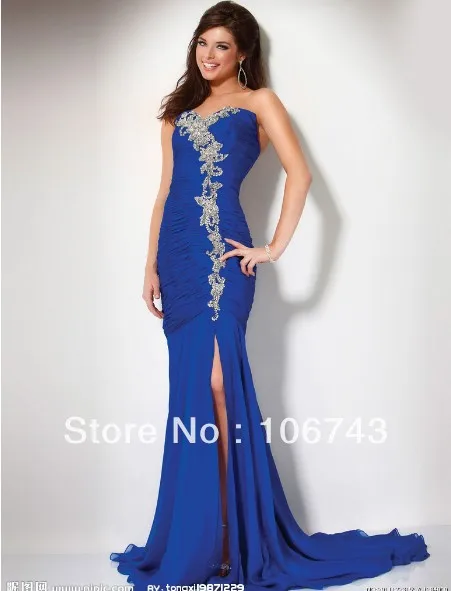 Дизайн, vestido de festa Formales, рыбий хвост, элегантное, украшенное бусинами, голубое, вечернее платье для девочек, платье подружки невесты