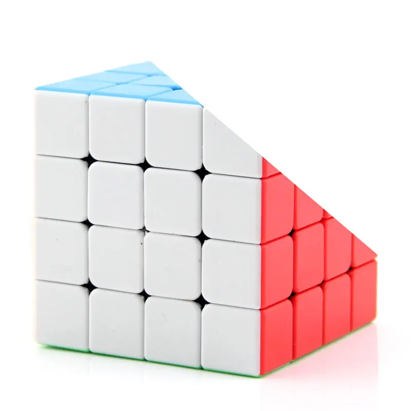 Stickerless ShengShou Танк 4x4x4 волшебный куб 4x4 Cubo Magico Профессиональный Нео скоростной куб головоломка антистресс игрушки для детей - Цвет: Stickerless
