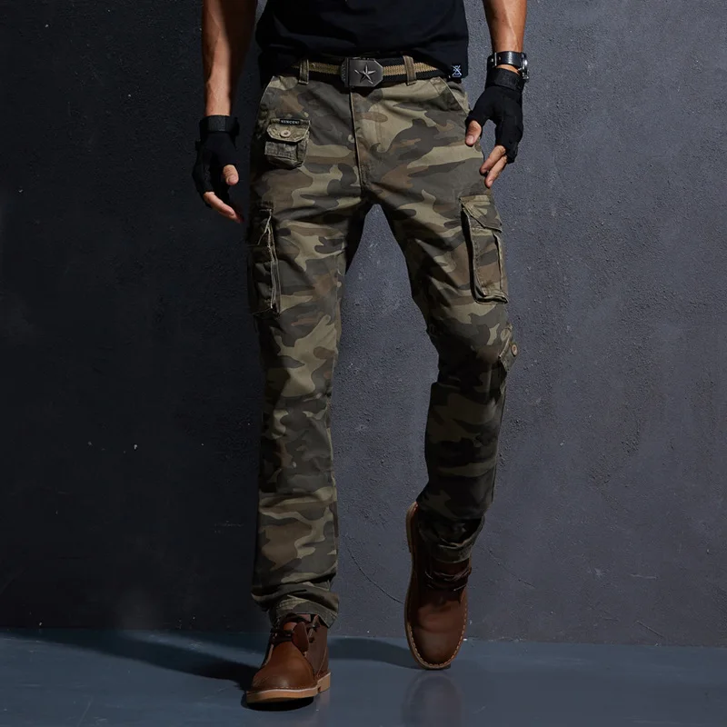 Мужские весенне-осенние камуфляжные Тонкие тактические комбинезоны, штаны, мужские уличные альпинистские спортивные военные тренировочные Дышащие длинные брюки