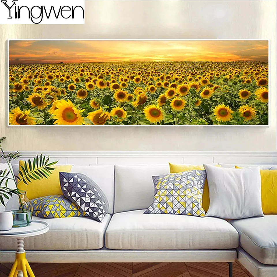 

Картина с подсолнухом 5D, Алмазная мозаика с полным заполнением, алмазная живопись «сделай сам», вышивка крестиком, мозаика стразы, домашний декор, Новинка